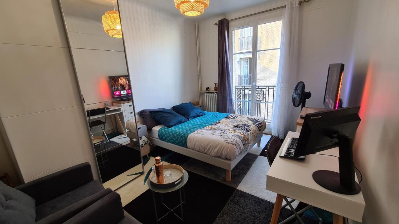 Residence Cosy, Chambre Privee Non Mitoyenne Avec Serrure Dans Un Appartement De 50 M Carres Colombes  Luaran gambar