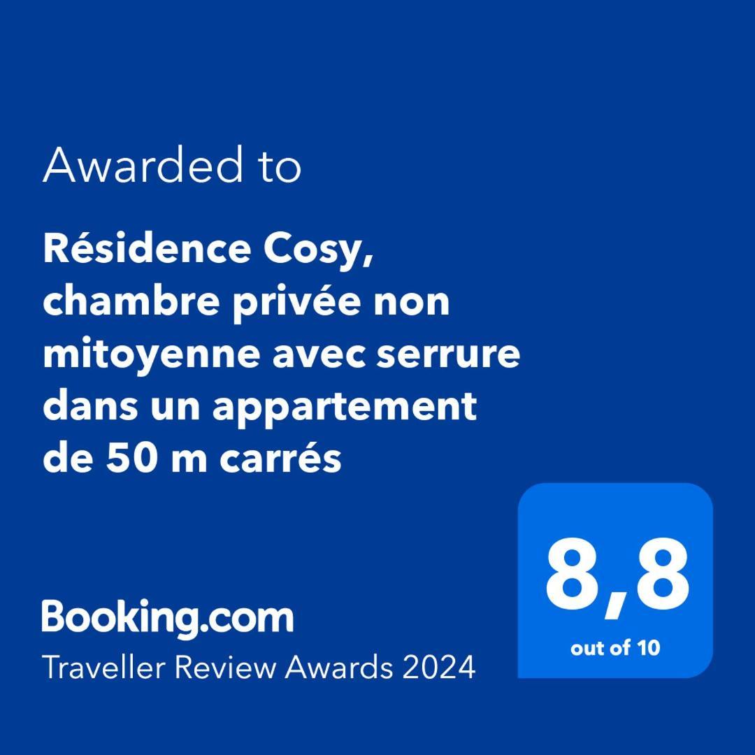 Residence Cosy, Chambre Privee Non Mitoyenne Avec Serrure Dans Un Appartement De 50 M Carres Colombes  Bilik gambar