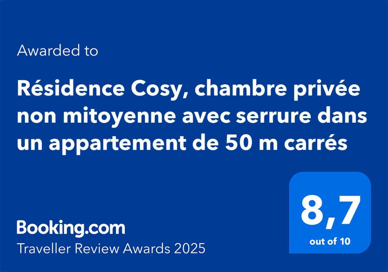 Residence Cosy, Chambre Privee Non Mitoyenne Avec Serrure Dans Un Appartement De 50 M Carres Colombes  Luaran gambar